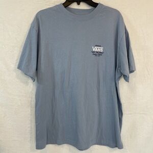 VANS OFF THE WALL Adult Size Large Short Sleeve T-Shirt Powder Blue